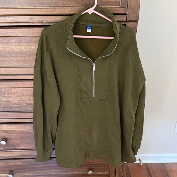 Old Navy Women’s Zip-Up Sweater in Olive - Picture 1 of 6